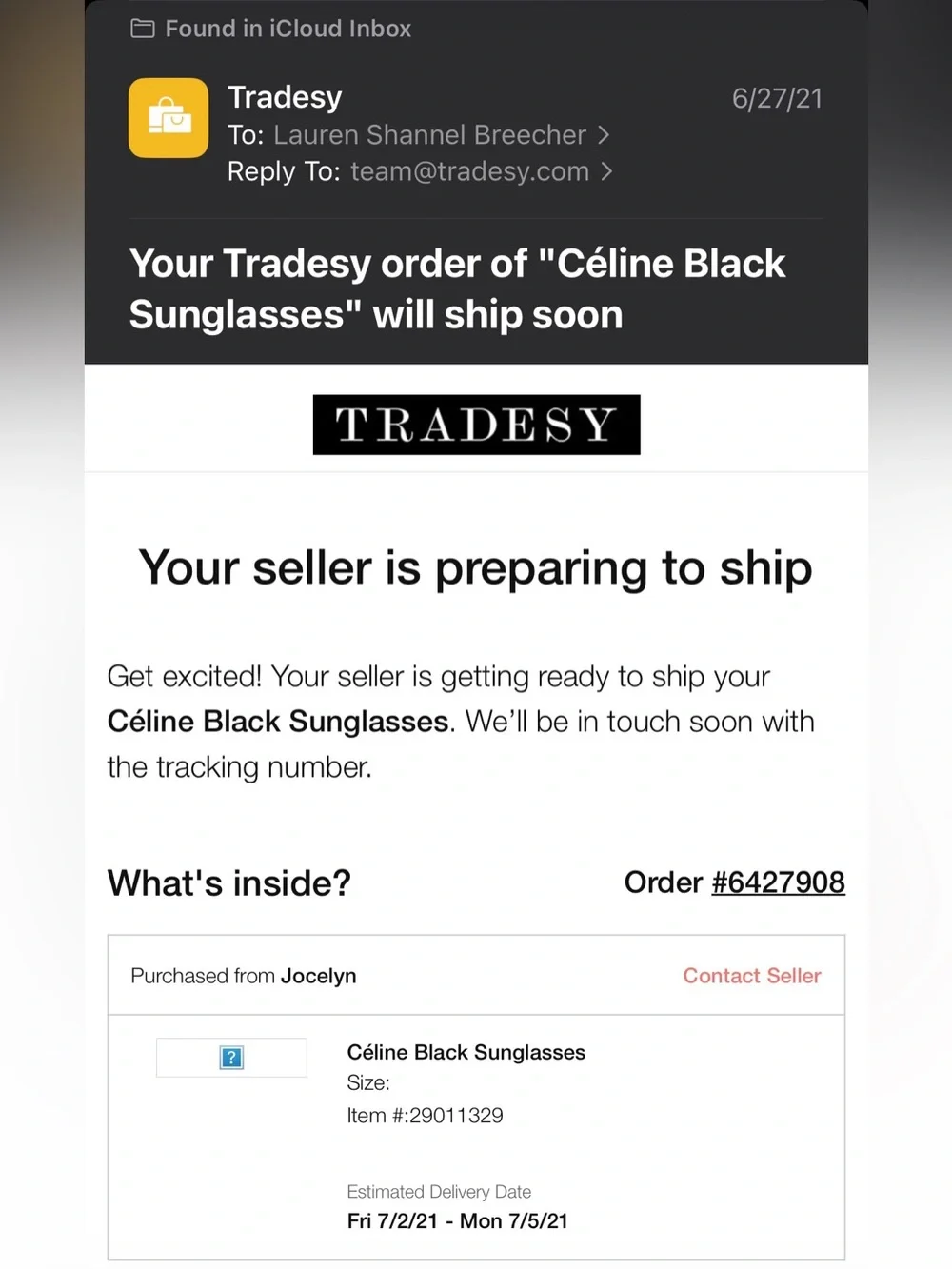CELINE Black Oversized Women's Sunglasses